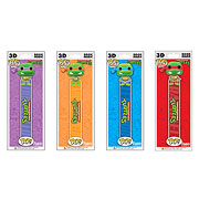 Teenage Mutant Ninja Turtles Pop! 3-D Bookmark 4-Pack